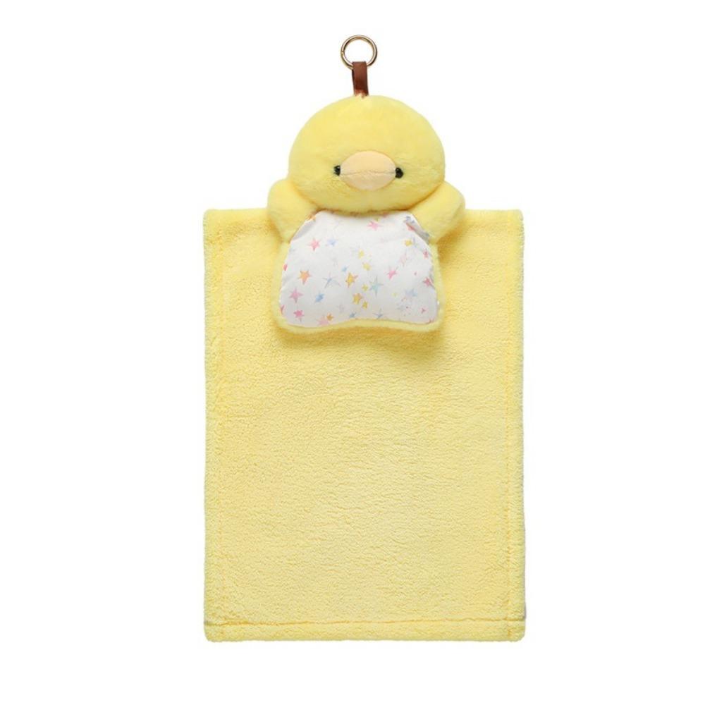Cartoon Handkerchief Plush Cleaning Hand Cloth Kitchen Cute Wipe Cloth Cleaning Tool