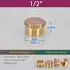 Brass 1/8" 1/4" 3/8" 1/2" 3/4" 1"- 2" BSP Male Thread Blanking End Cap Stop Plugs End Screw On Fitting Coupler Connector Adapter