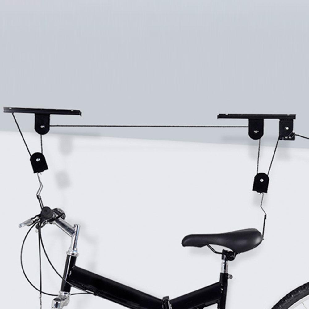 Metalowy sufitowy uchwyt na rower Wieszak na rower Uniwersalny hak do przechowywania rowerów Wyciągarka do przechowywania rowerów do przechowywania rowerów