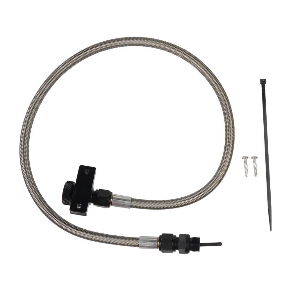 For Ford For F150 Transmission LockUp Oil Locking Dipstick 2010 2017 Aluminium Alloy with Stainless Steel Hose