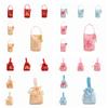 Traditional Canvas Wedding Candy Bag Tassels Drawstring New Year Gifts Bag Spring Festival Flower Chinese Style Handbag Party
