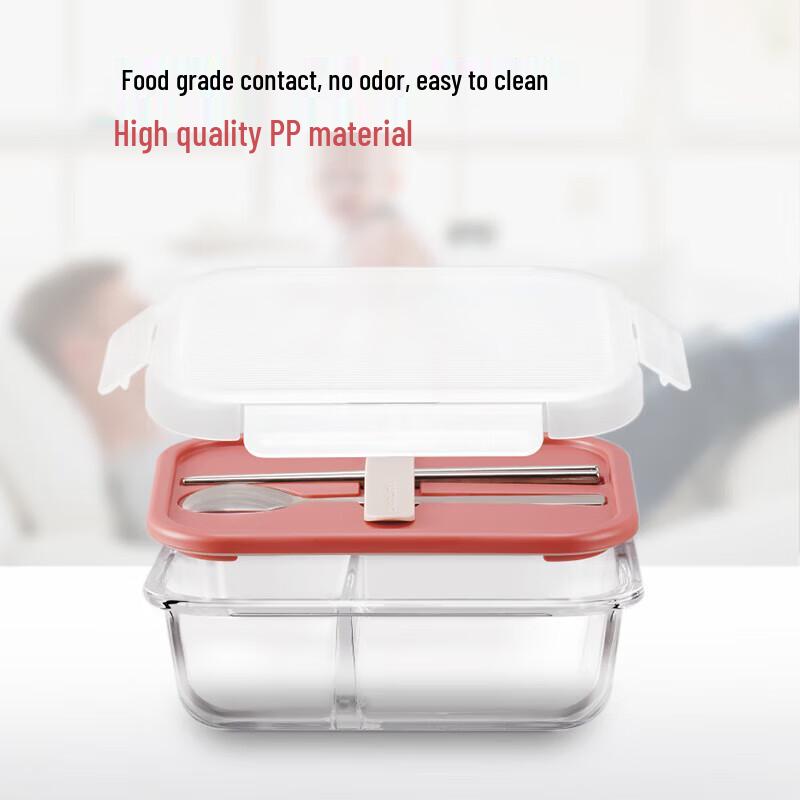 LOCK&LOCK Heat-Resistant Glass Bento Lunch Box