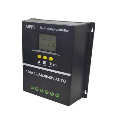 100A MPPT Solární regulátor nabíjení 12V 24V 36V 48V s LCD displejem s podsvícením Inteligentní