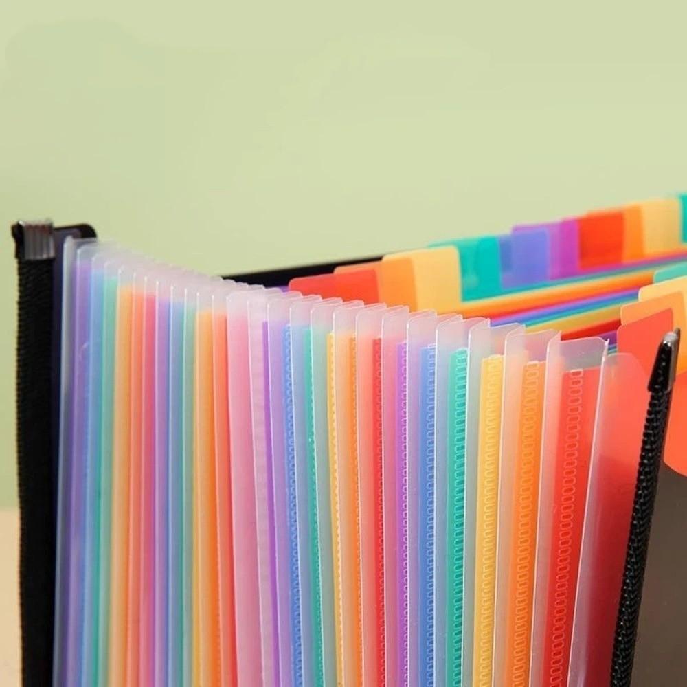 13/25 Pockets Expanding File Box Expanding Capacity Document Organizer Office