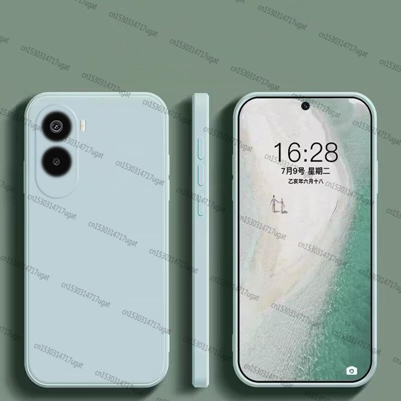 Voor Xiaomi Poco M7 Plus Hoes Poco M7 Plus Anti-klop Zachte Vloeibare Siliconen Snoepkleur Telefoonhoes Voor Poco M7 Plus Hoes