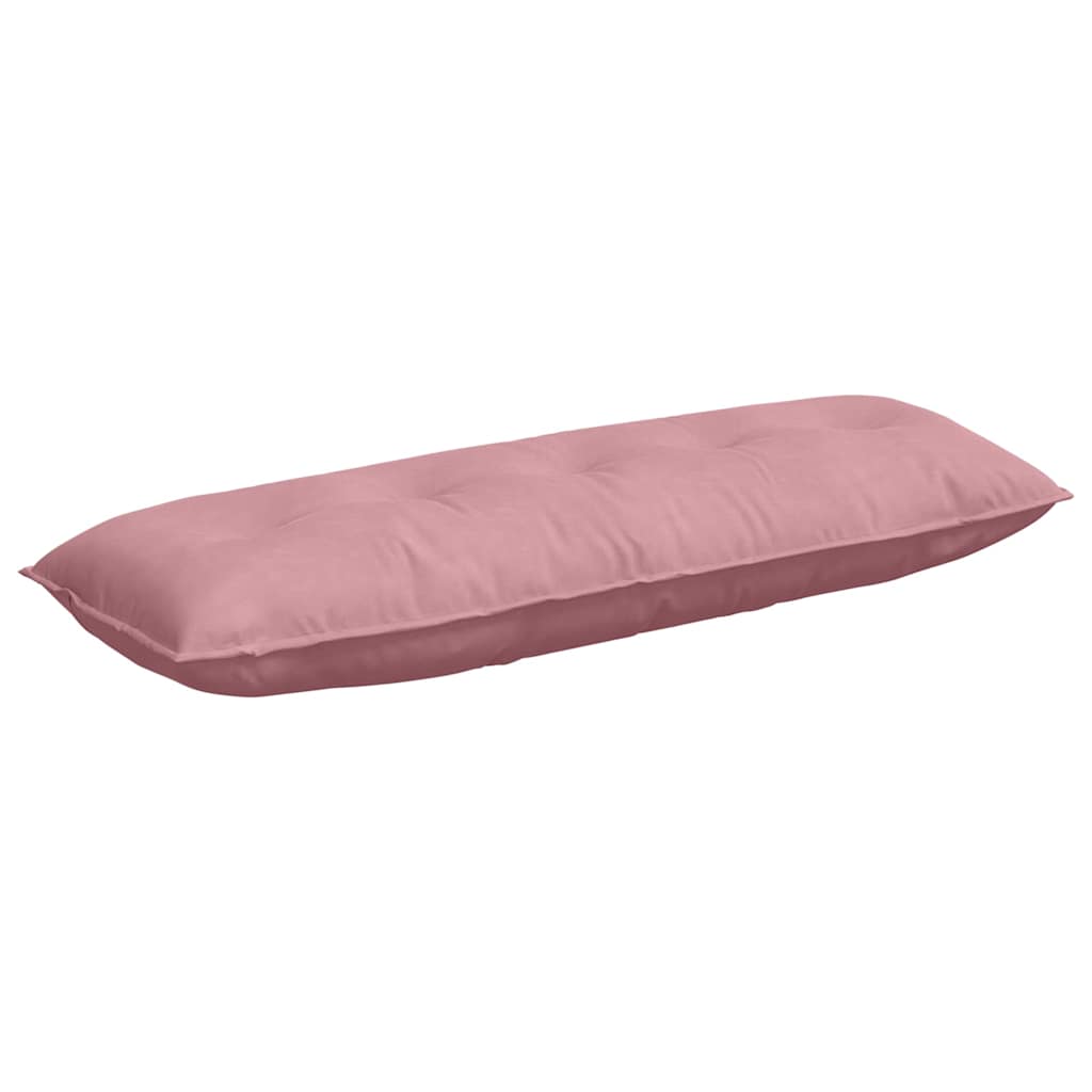 Back Cushion Pink 140 X 50 Cm Cord Fabric