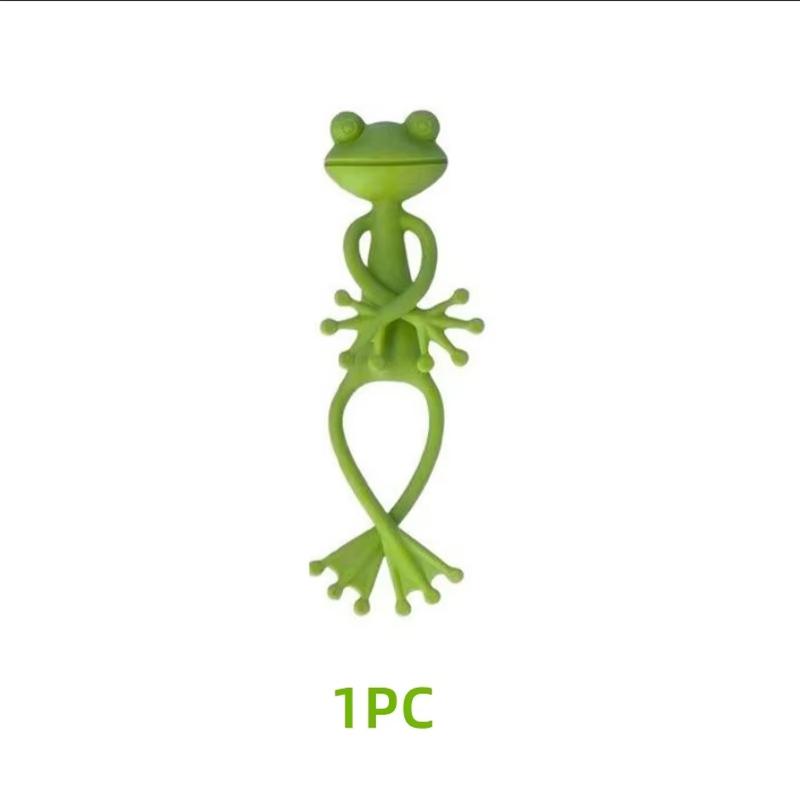 

13 см в форме лягушки многоразовый кабельный хомут милый декоративный скручивающийся гибкий держатель для садовых растений регулируемый гибкий зажим для стебля
