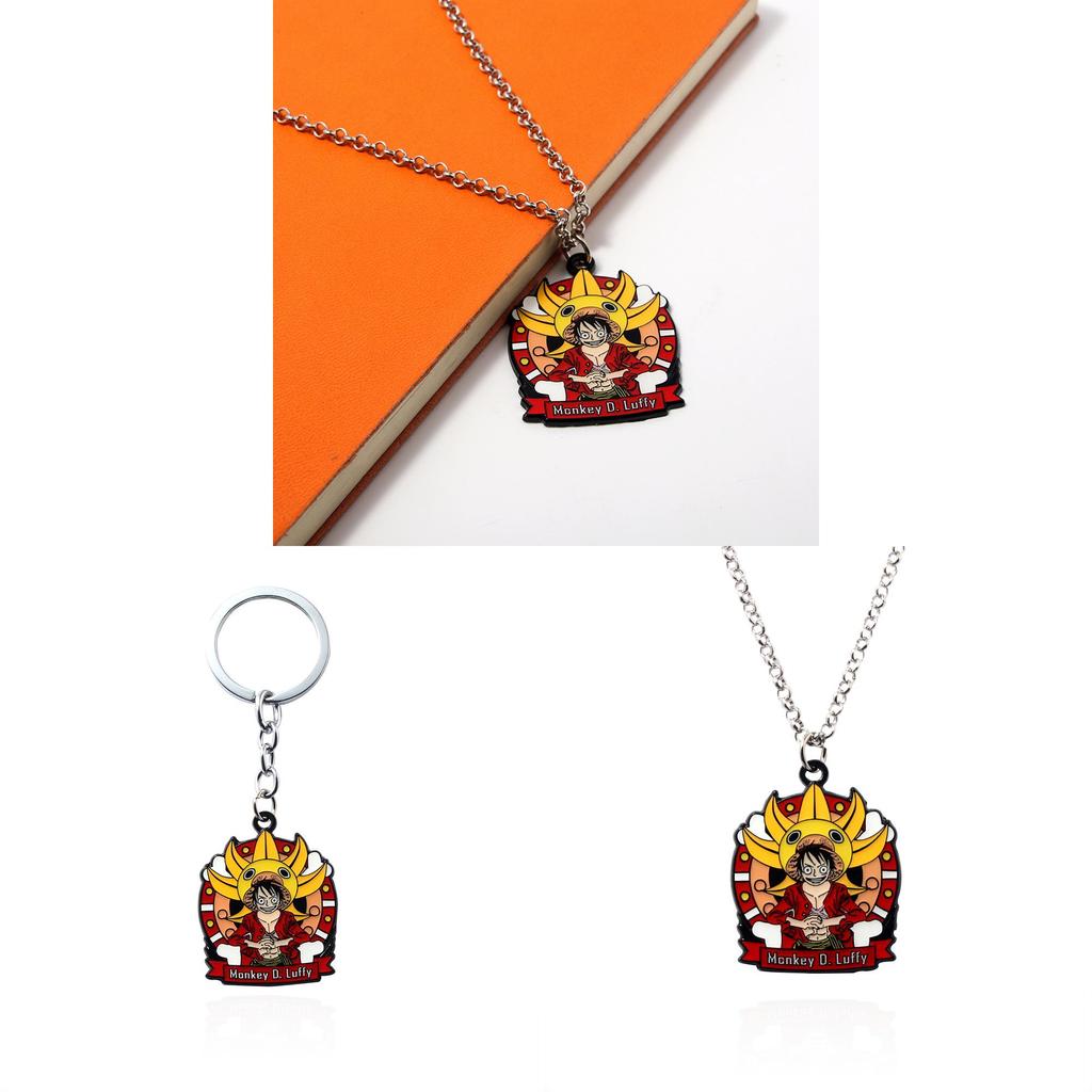 One Piece Monkey D Luffy Keychain Metal Pendant For Gift And Souvenir