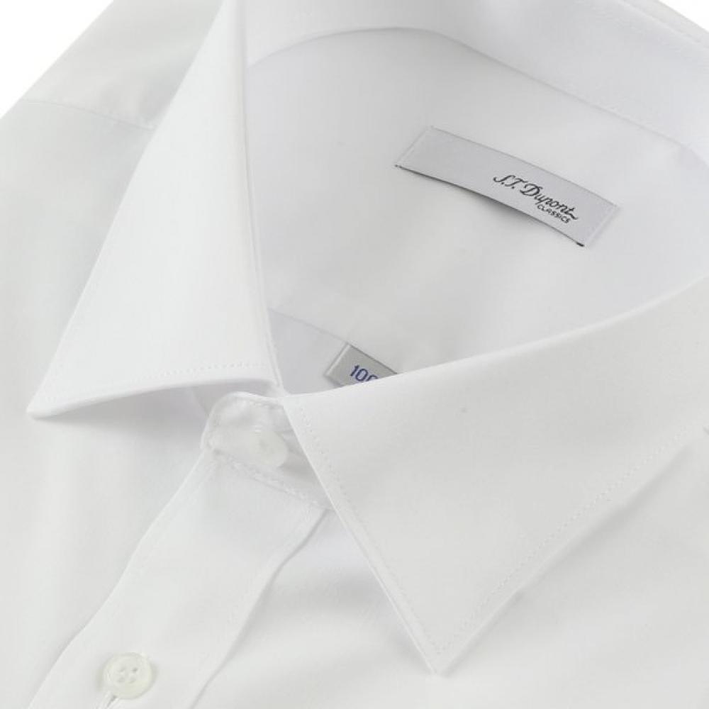 S.t. Dupont Solid White Slim Fit Shirt Se4sm21ls361swh
