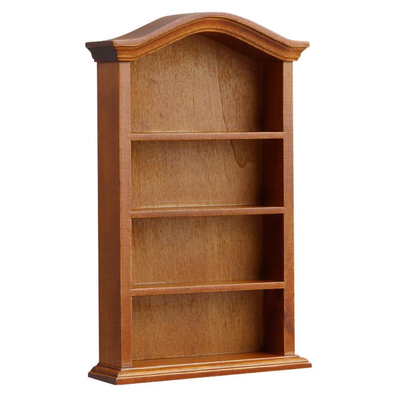 1:12 Dollhouse Miniature Arched Cabinet Vintage Bookcase Furniture Model