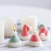 Soap Mold Christmas Hat Silicone Mold 3D Baking Mould Chocolate Candle Mold  Candle Making