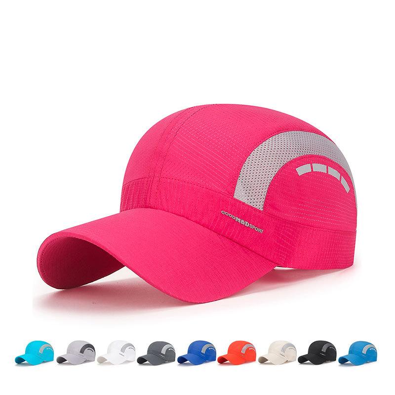New Summer Outdoor Mesh Baseball Caps For Women Men Cool Quick Drying Patchwork Sunhat Sports Cycling Hats Sunscreen Cap