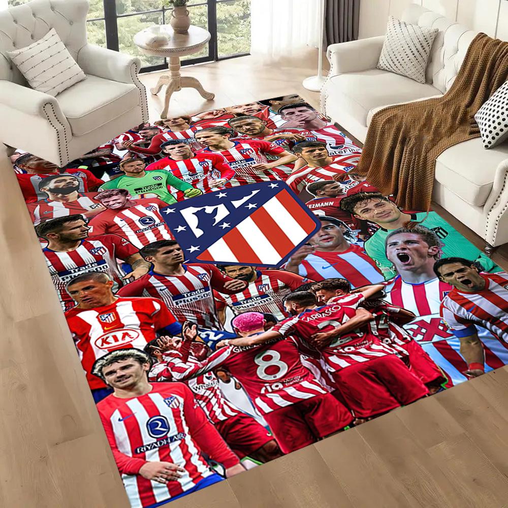 Atletico Madrid Floor Rug Office Rug Suitable For Living Rooms Entryway Outdoor Foyer Antislip Rug Decorate Offices Birthdaychristmas Gift