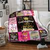 Graduation Congratulations Class Of 2025 Home Customization Blankets Comfortable Soft Lightweight Multipurpose Blanket For Picnics Sofas Offices Beds
