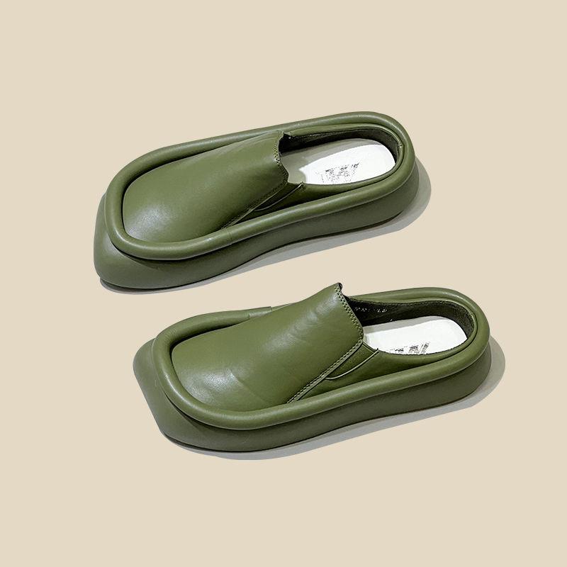 New Summer Fashion Baotou Muller Slippers Women Sandals Comfortable Flat Outdoor Casual Women's Shoes Flip Flops Womens Slides