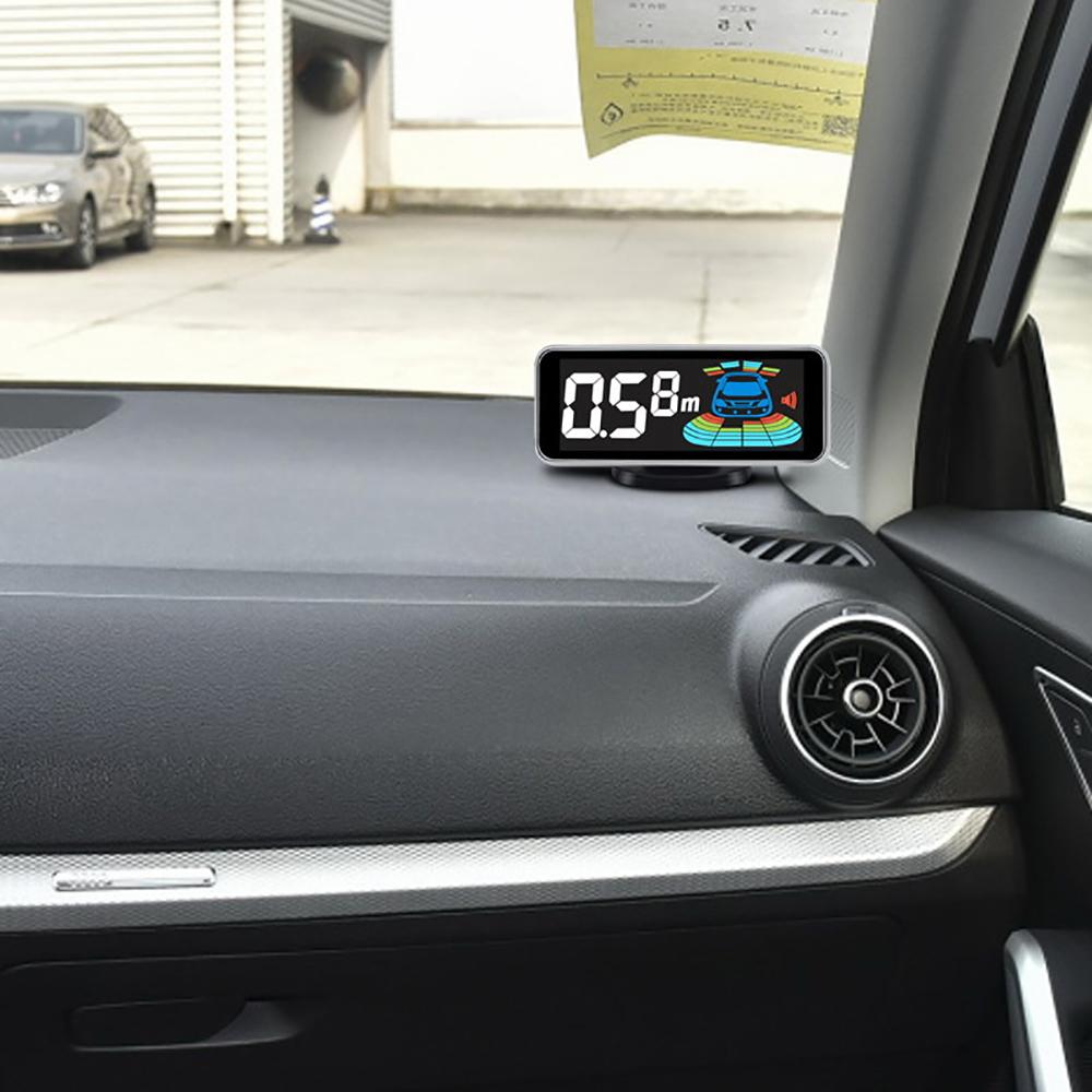 4 Pcs/6 Pcs/8 Pcs Probes Rear Reversing Radars System Parking Sensor Kit LCD Display Car Distance Detection Sound Warning Buzze