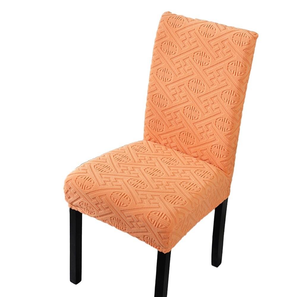 Elastic Stretch Dining Chair Cover Jacquard Chair Cushion Cover Waterproof Seat Covers Chair Protectors