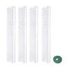 4Pcs Moss Pole Plant Climbing Support D-Shaped Design Easy Attachment Vertical Growth Stackable Plant Supports