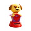 Solar Powered Car Interior Ornaments Dog Figurines Animal Doll Figurine Sway Shake Model Automotive Dashboard Decoration