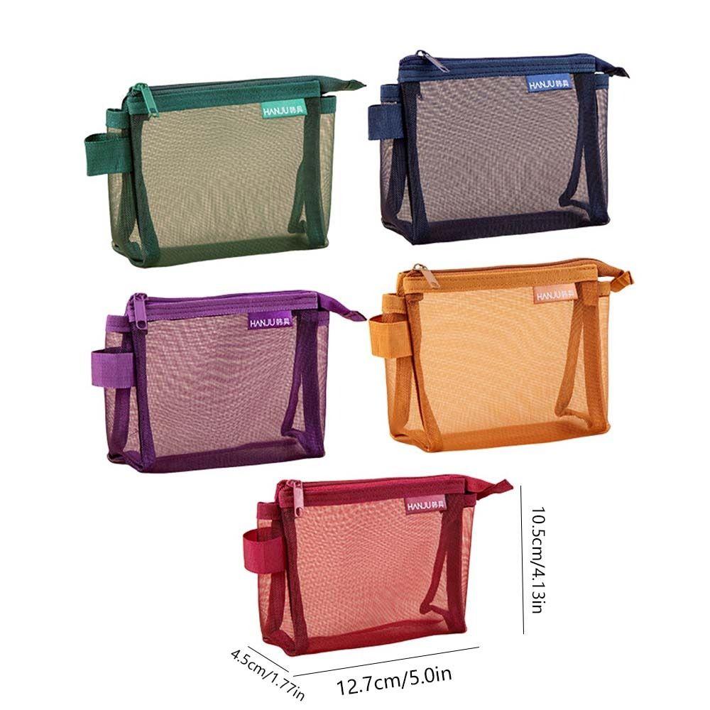 Lipstick Cosmetic Bag Mini Coin Purse Change Storage Bag Retro Color Card Bag  Outdoor