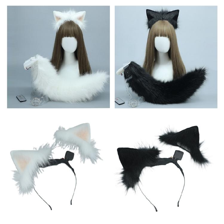Artificial Animal Tail Headbands Costume Plushes Faux Furs Tail Dress Up Tail