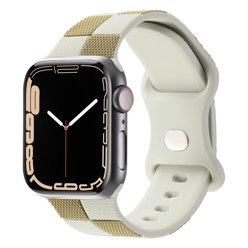 Sport Silicone Band For Apple Watch Strap 40mm 44mm 45mm 46mm Ultra 2 49mm 41mm 42 Mm Wristband Bracelet iWatch Series 7 6 8 9 10 SE 38mm Belt