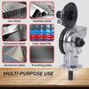 Electric Drill Plate Cutter Double Headed Metal Sheet Cutter Sharp Precise Cutting Plate Punch Electric Drill Plate Cutter for Copper