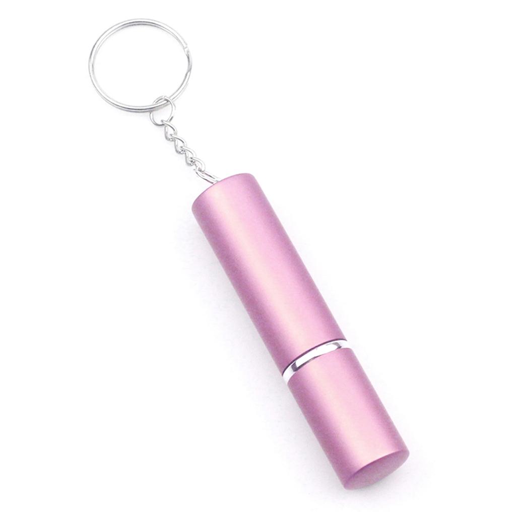 Mini Perfumes Bottle Women Purse Bag Keychain Metal Pendant Keychain Keyring Holder Birthday Gift Jewelry 6-Color