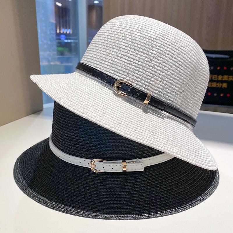 Hat Women's Summer Sun Hat Beach Vacation Seaside Straw Hat Sun Hat Straw Sun Hat