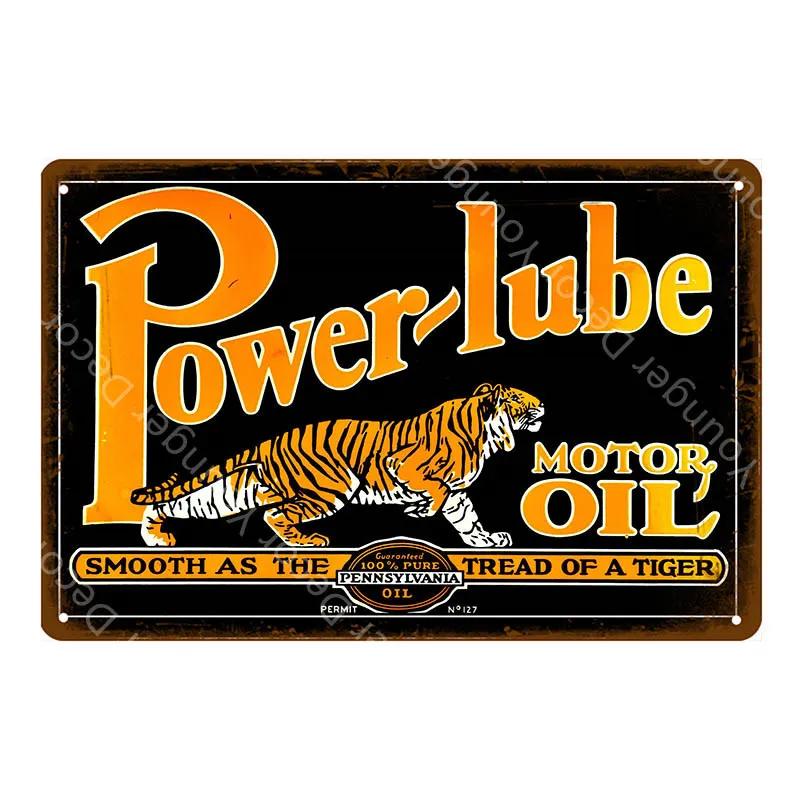 Mobil 1 Racing Motor Oil Vintage Plaque Tin Sign Rocket Metal Sign Wall Decor For Garage Car Shop Plate Race Fuel Poster YK065