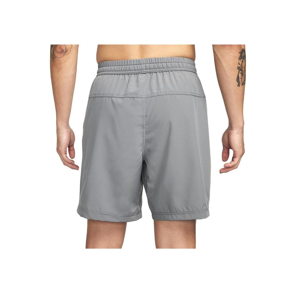 Nike Pantaloncini Sportivi Casual da Uomo con Stampa Logo Monocolore e Vita Elastica Fondi Grigio Carbone DV9858-084
