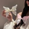 Alligator Clip Bow Hair Clip Plush Ribbon Hair Clip Gifts Back Head Clip