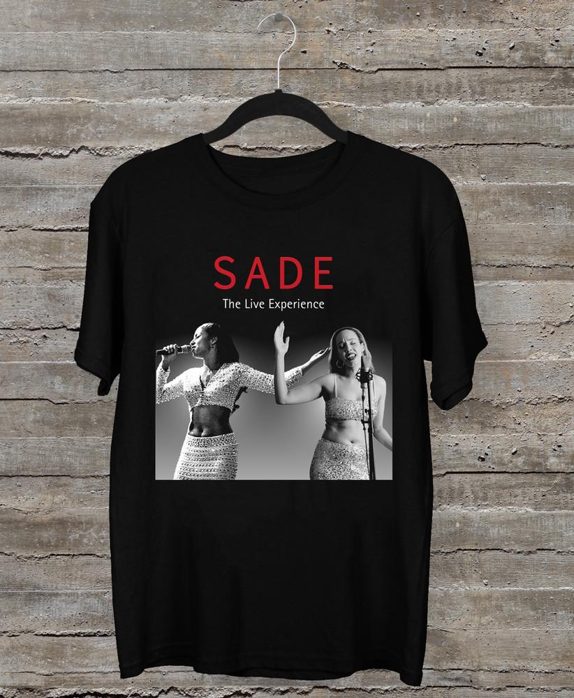 НОВАЯ SADE The Live Experience 2025 Черная Унисекс Футболка Все Размеры Унисекс Футболка S
