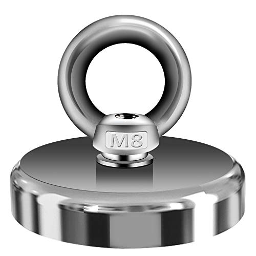 

Cosego Super Strong Magnet, Pulls Magnets, 90mm Diameter, 370kg Weight Capacity, 1 Piece, Perfect for Kitchen Storage, Bathrooms, Bedrooms, Lockers, O