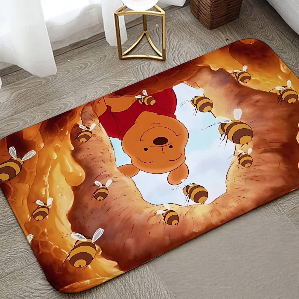 W-Winnie The P-Pooh Cute Carpet For Living Room Sofa Decor Modern Rug Floor Mat For Men Bedroom Durable Area Rugs