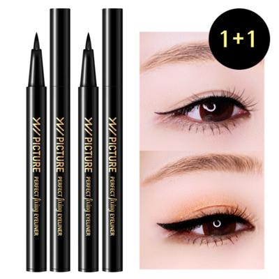 Unipicture Tattoo Eyeliner Brush Pen 0.9ml, Black, 2 Pcs.