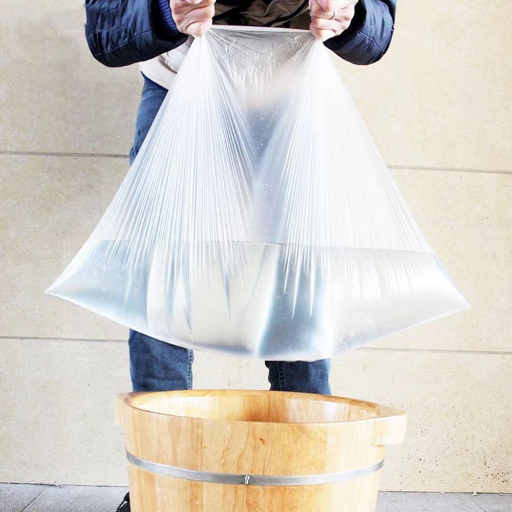 240Pcs Thicken Foot Tub Bags Transparent Bath Basin Bags Eco-Friendly Foot Spa Bags  Skin Care