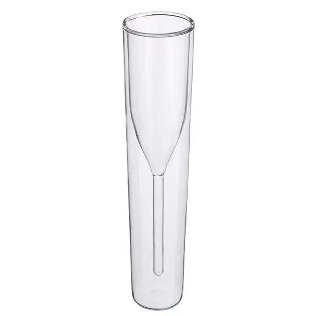 Double Wall Glass Champagne Flutes Goblet Whisky Bubble Wine Tulip Tail Wedding Party Glasses Cup Toasting Cups Thule Copo