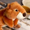 Simulation 20cm Marmot Groundhog Beaver Artificial Plush Toy Decor Funny Animals Toys Birthday Halloween Presents for Boys Girls