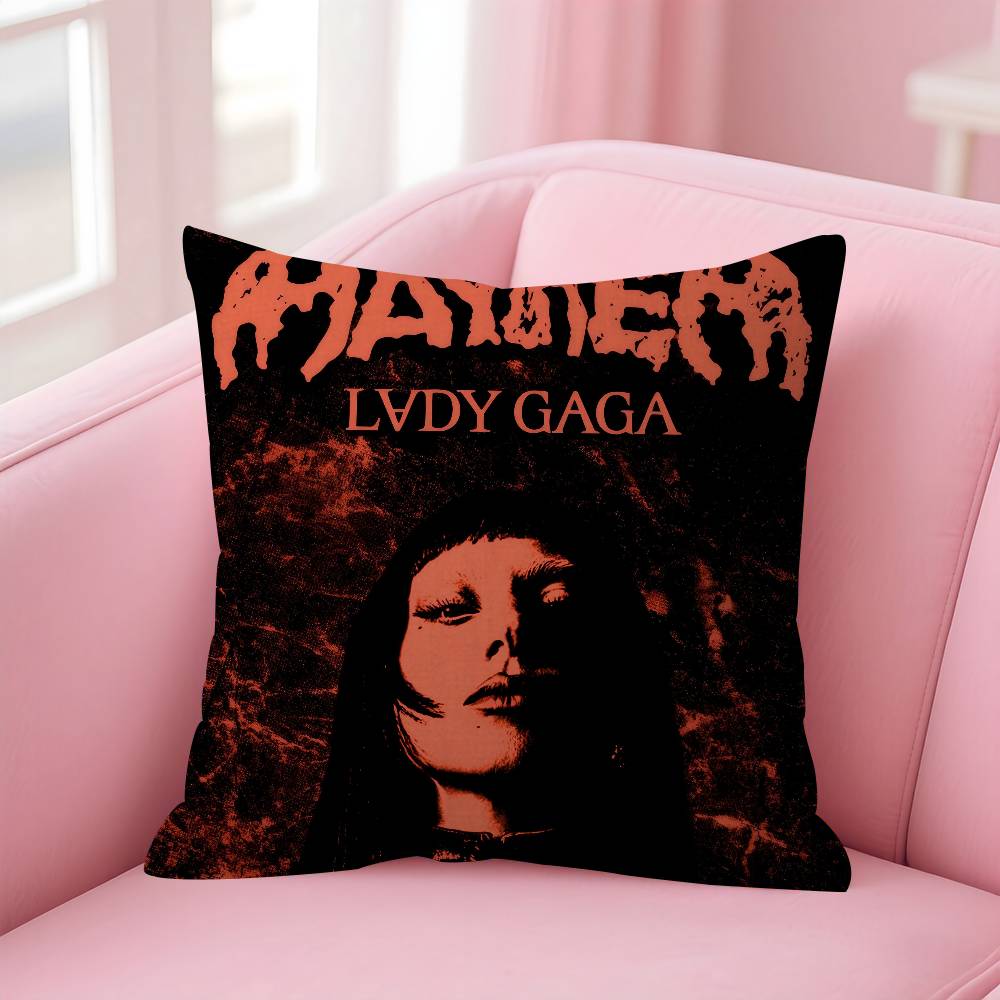Singer QLADYGAsGAs MAYHEM   Pillow Cushion Cover Pillowcase Living Room Sofa Home Decor Customized