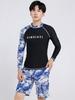 Men's Korean Style Three-Piece Slimming Sun Protection Surf Suit