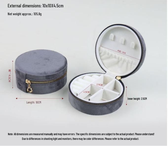 Minimalistyczne Mini Pudełko na Biżuterię na Kolczyki Sztyfty i Prezenty