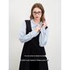 Elegant French Style Plus Size Faux Two-Piece Long Dress