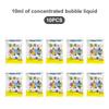 Handheld Outdoor Bubble Machine Electric With Light Bubble Toy Bubble Launcher Holiday  Gift Without Battery Bubble Water