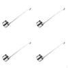 4x Stainless Wine Dipper Spoon Hanging Flat Bottom Kitchen Cooking Tools