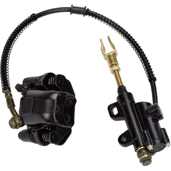 HIAORS Rear Disc Brake Master Cylinder Caliper Assembly for Tao tao Coolster 125cc 110cc Chinese ATV 4-Stroke 90cc 70cc 50cc Kazuma Baja SunL NST