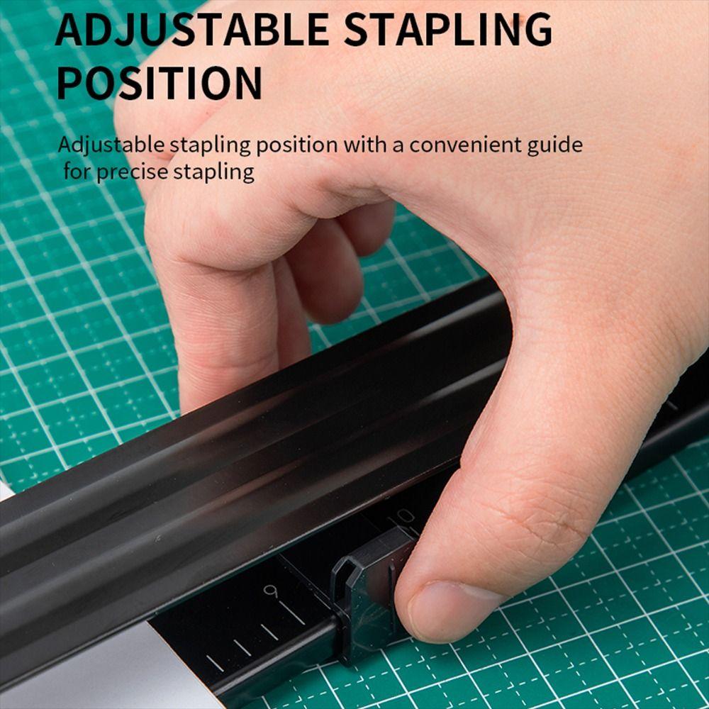 20 Sheet Capacity Long Arm Stapler Labor-saving Paper Stapler Long Reach Stapler  For Booklet