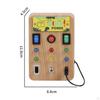 Busy Board Toddlers Early Educational Lights Switch Toy Preschool Learning Sensory Activity