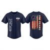 Womens Spring Tops Summer Shirts for Women 250 Years Print Tshirts Shirts for Women Casual USA Baseball Style