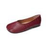 Flat Shoes Round Head Single Shoes Women's Shallow Mouth Flat Mary Jane Shoes for Woman
